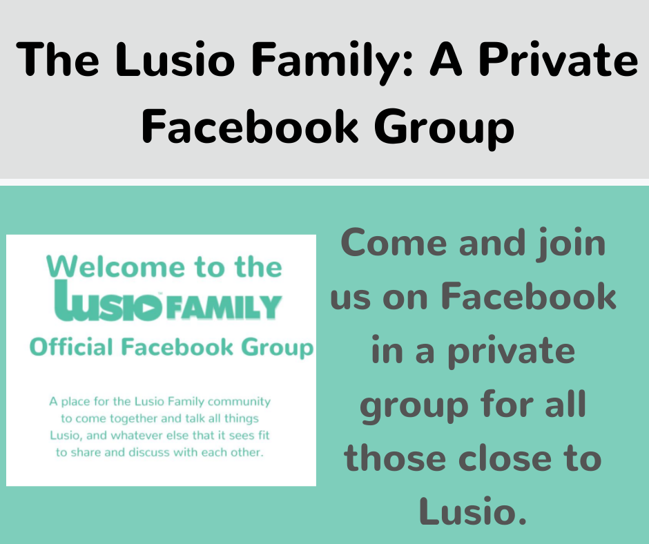 Lusio Family Facebook Group